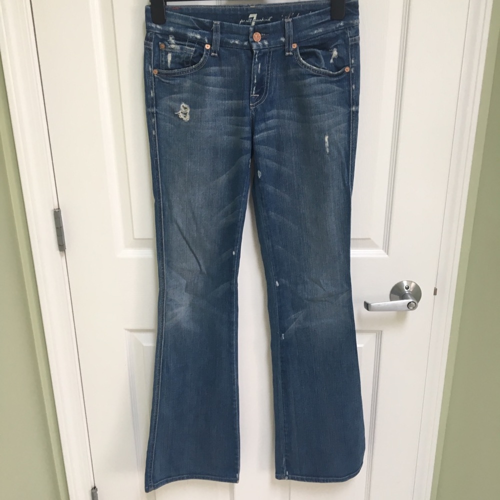 7 For All Mankind A Pocket Flares Size 26